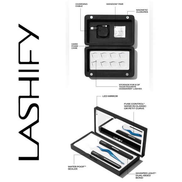 NEW Lashify ✨ White LED Light Control Kit • Sapphire Petite Wand - Picture 1 of 9